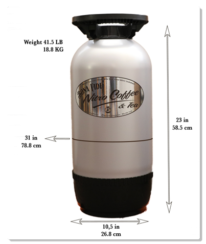 Organic Nitro Pumpkin Spice Espresso Coffee BIK 5 Gal Keg