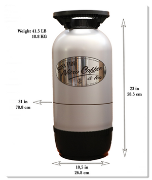 Organic Nitro Pumpkin Spice Espresso Coffee BIK 5 Gal Keg